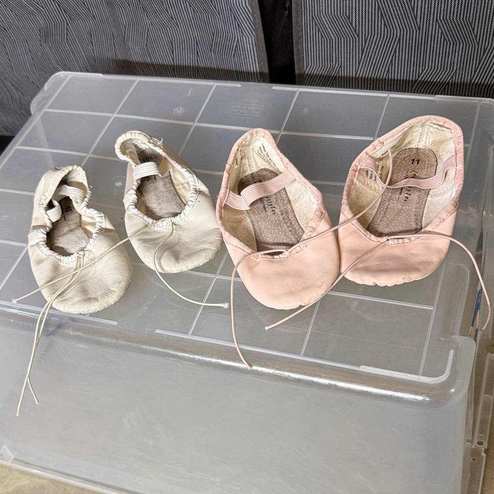 Ballet Shoes Set - Pink and Cream